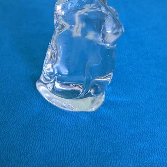 Val St Lambert Crystal Owl - Picture 3 of 5